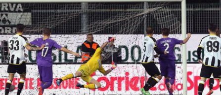 Fiorentina, cu Tatarusanu integralist, a remizat cu Udinese in campionatul Italiei, scor 2-2